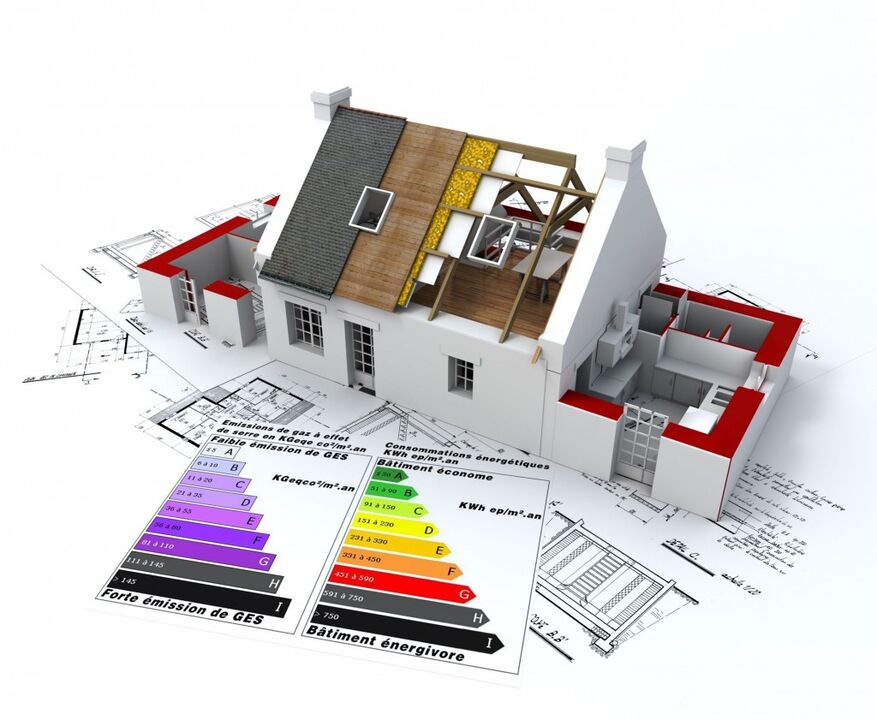 energy saving house construction plan